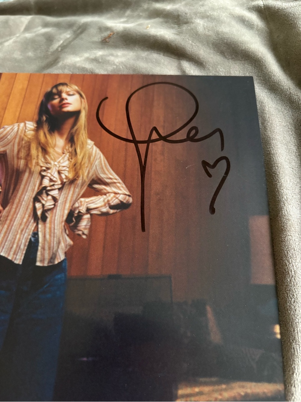 SIGNED Midnights Vinyl Insert